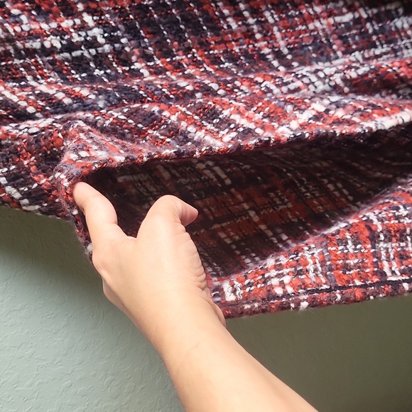 Time and Tru Multicolor Knit Poncho One Size - Picture 7 of 10